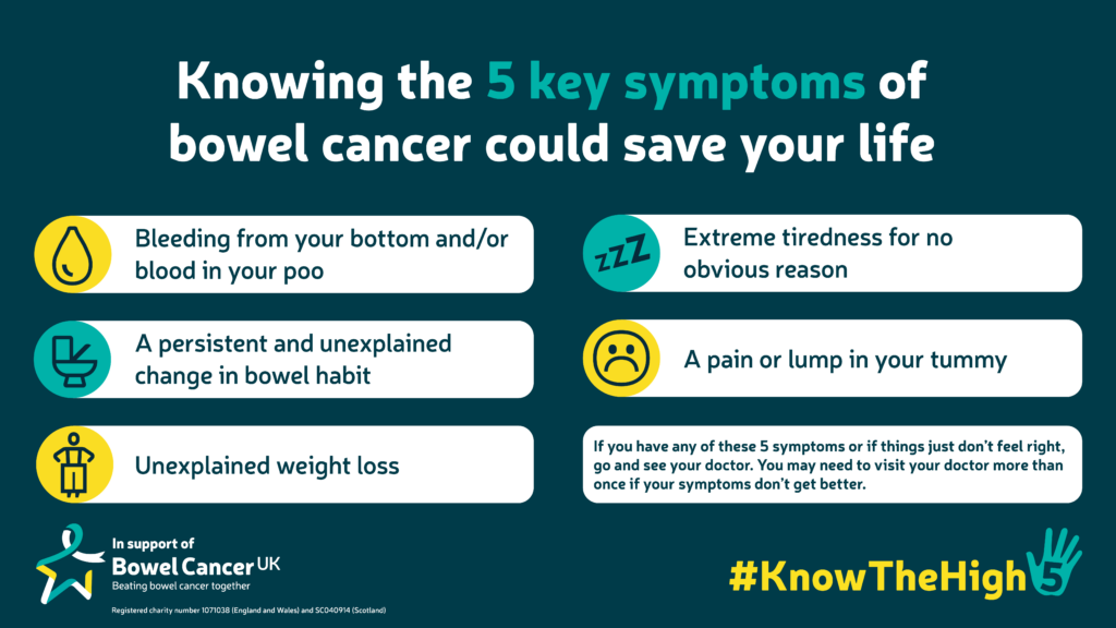 bowel cancer 5 key symptoms